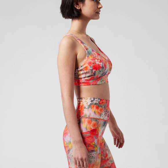 Athleta Solace Bra D-DD, Renewed Blossom Pink, M - Picture 3 of 4